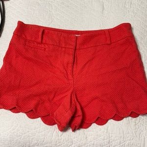 Loft bright pink coral shorts